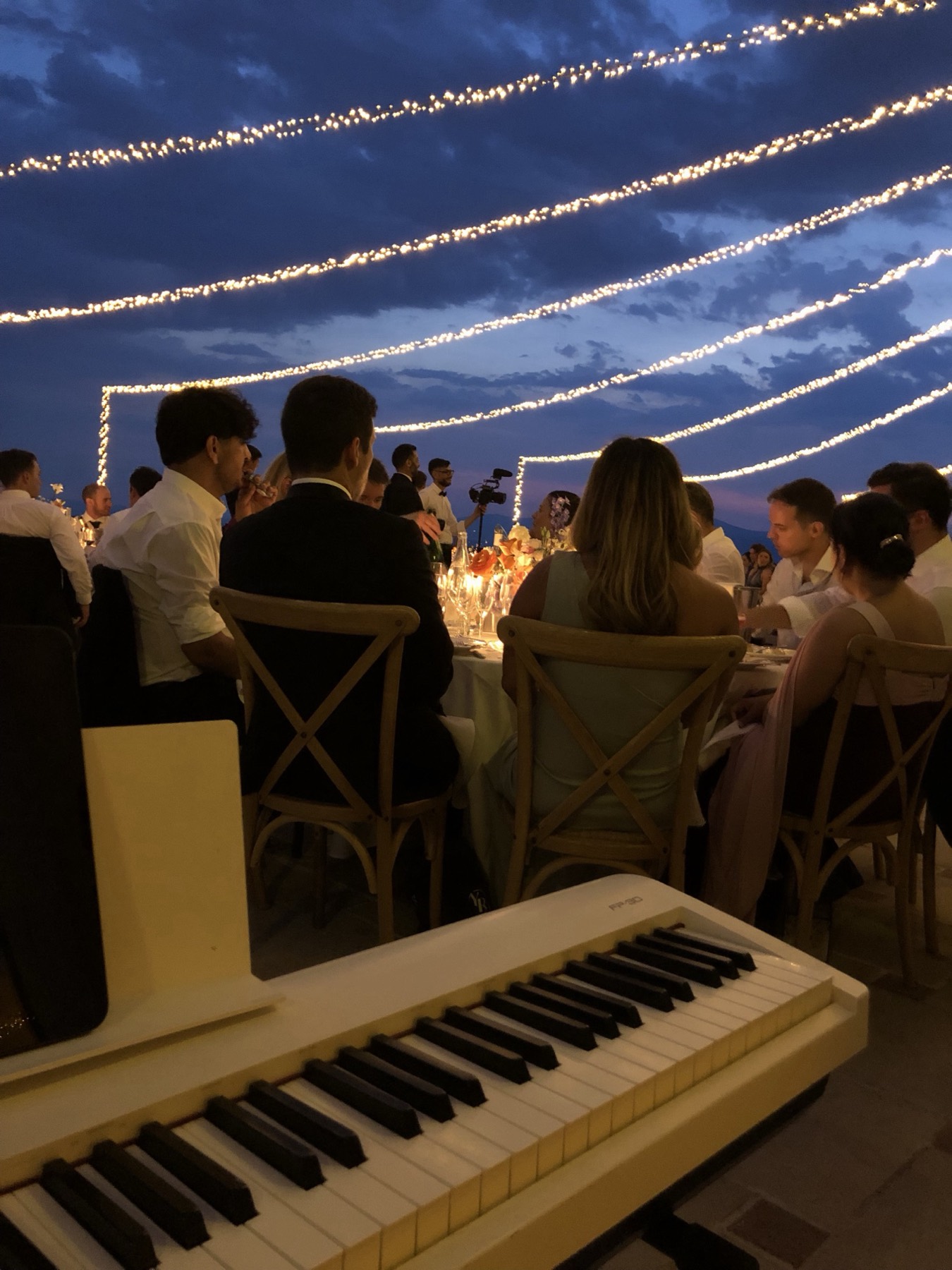 Yuliia performing at an event