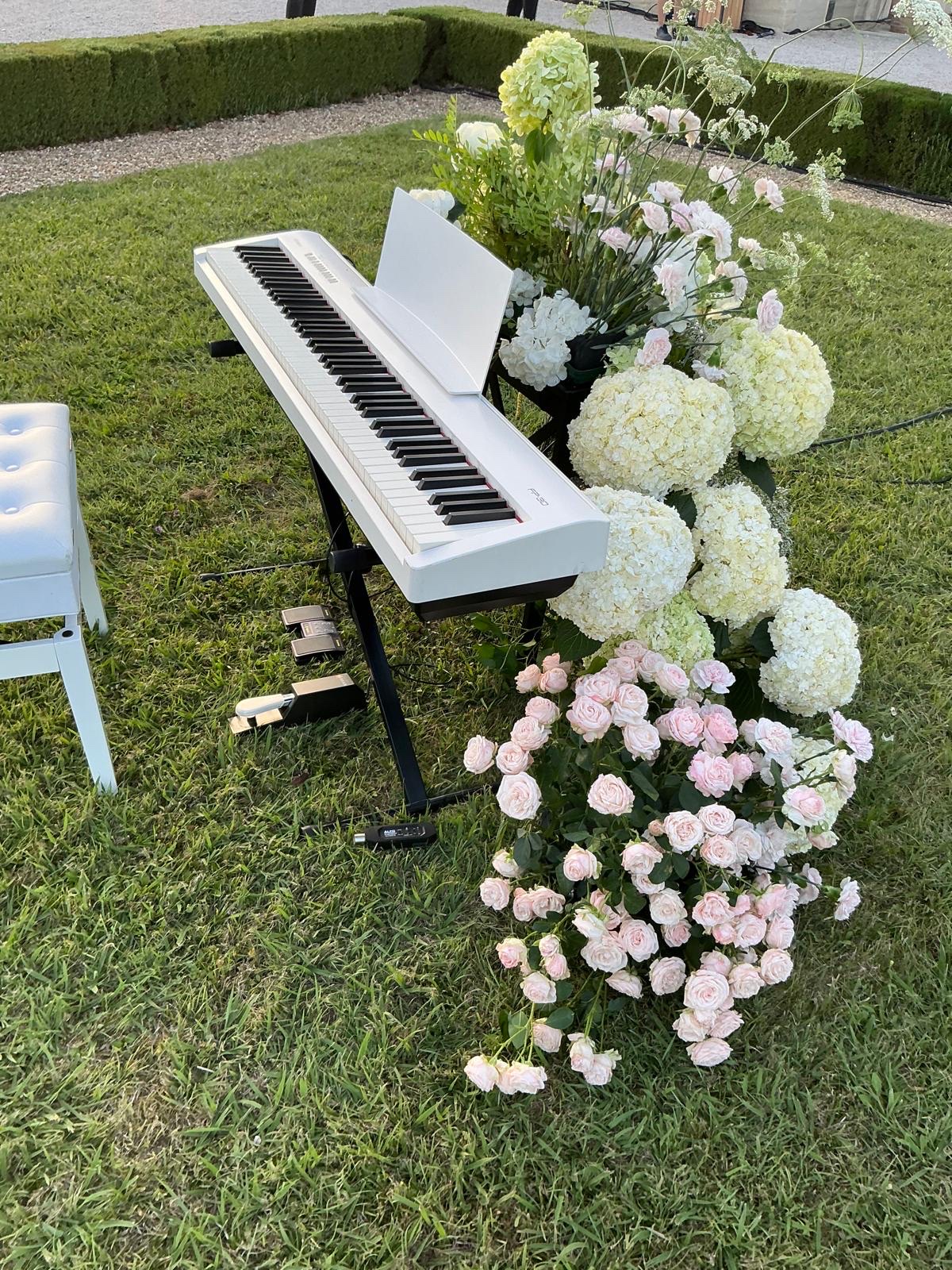 Yuliia performing at an event